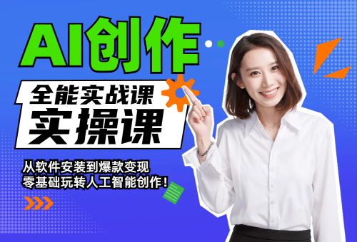 零基礎AI內容創作48講:從入門到多場景實操